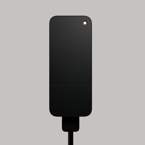 AHEAD charger - black wall-mounted unit